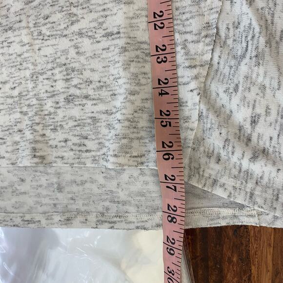 Michael Stars Heathered Light Gray Swing Long Sleeve Top Size Small - Picture 7 of 10